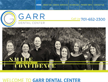 Tablet Screenshot of garrdental.com